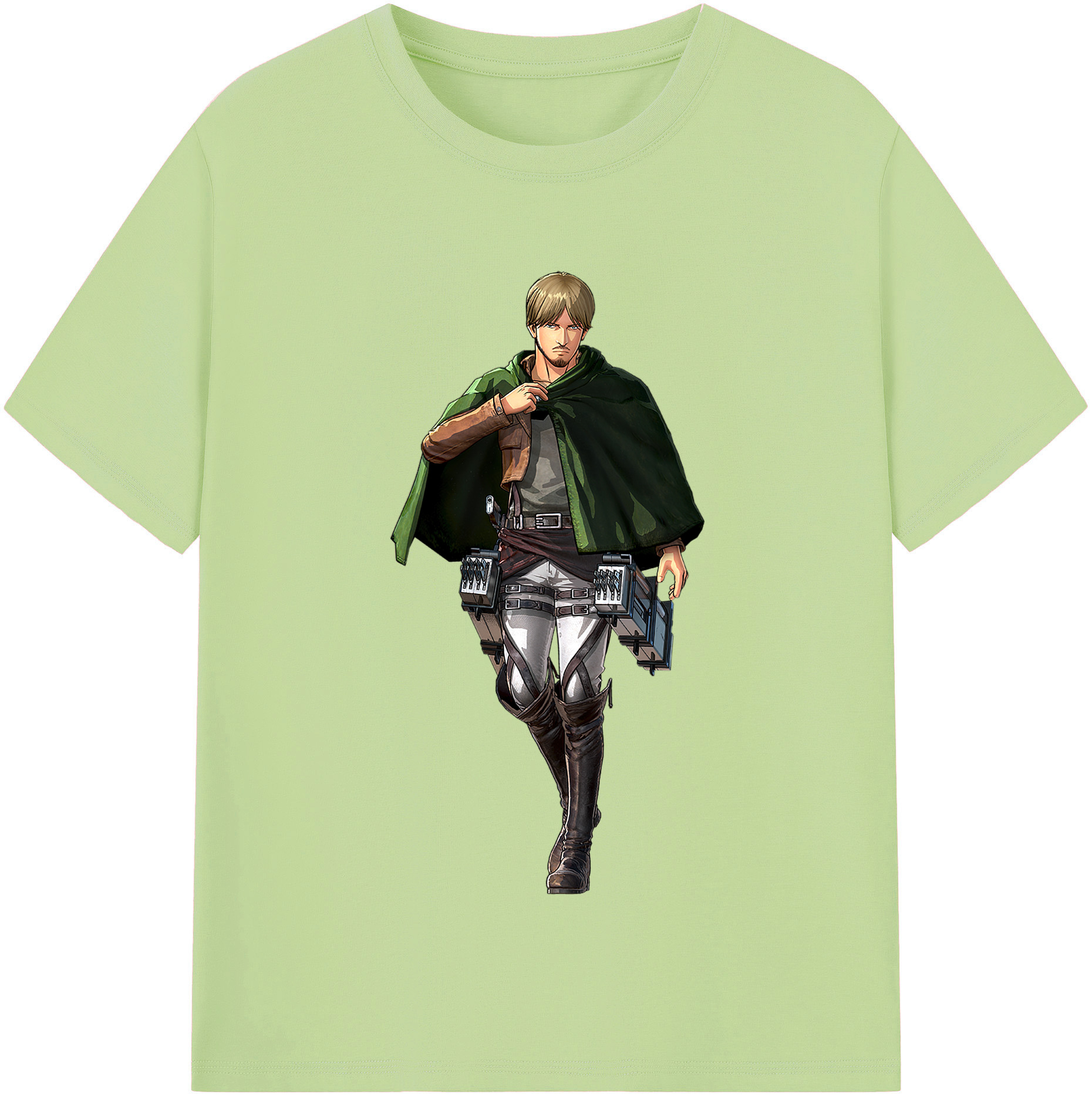 （画像用） 進撃の巨人 ミケ·ザカリアス Attack on Titan Mike Zakarius 綿100％半袖Tシャツ（フロントプリント）